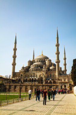 Istanbul'da Sultan Ahmed Camii (Sultanahmet Camii)