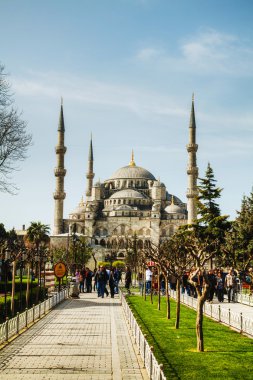 Istanbul'da Sultan Ahmed Camii (Sultanahmet Camii)