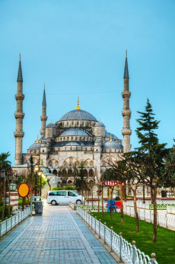 Istanbul'da Sultan Ahmed Camii (Sultanahmet Camii)