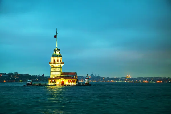 Kız eiland in Istanboel, Turkije — Stockfoto