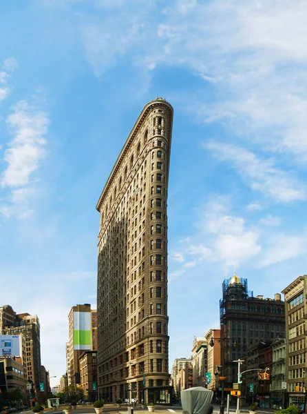 Flatiron (vollerer) Aufbau in der Früh — Stockfoto