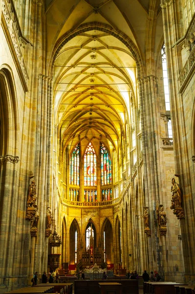 Catedral de São Vito interior em Praga — Fotografia de Stock