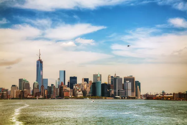 New york city op een zonnige dag — Stockfoto