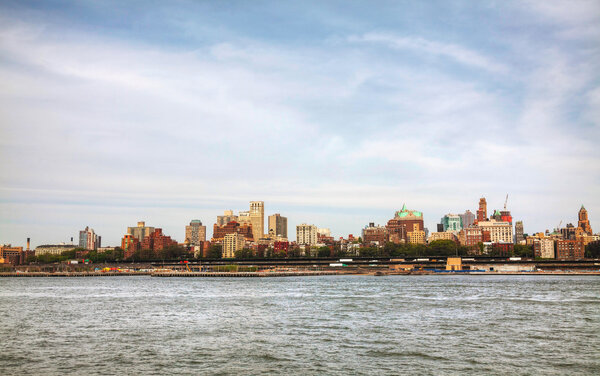 Cityscape of Brooklyn, New York on a sunny day