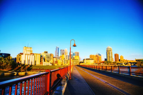 Innenstadt von Minneapolis, Minnesota am Morgen — Stockfoto