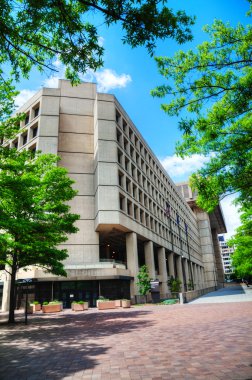 FBI building in Washington, DC clipart