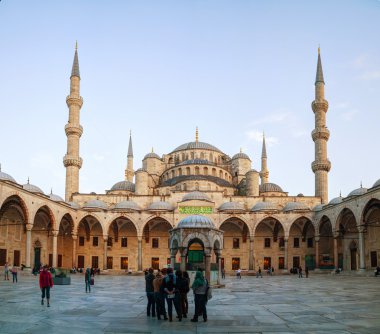 Istanbul'da Sultan Ahmed Camii (Sultanahmet Camii)