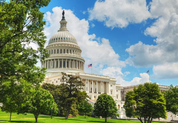 ワシントンでは、アメリカ合衆国議会議事堂 dc — ストック写真