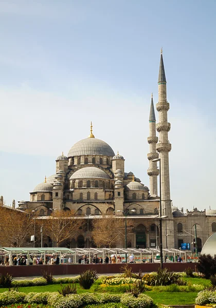 Yeni Cami (nová mešita) v Istanbulu — Stock fotografie