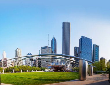 Chicago Millenium park Jay pritzker Pavyonu