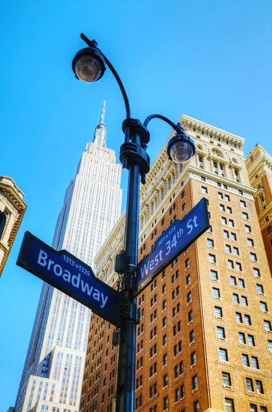 Broadway sign — Stock Photo, Image