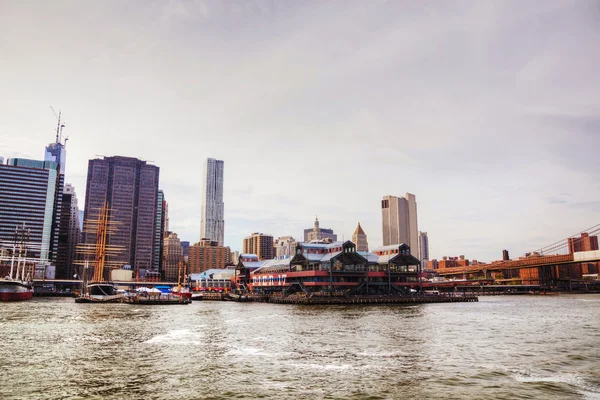 Ciudad de Nueva York paisaje urbano panorama —  Fotos de Stock