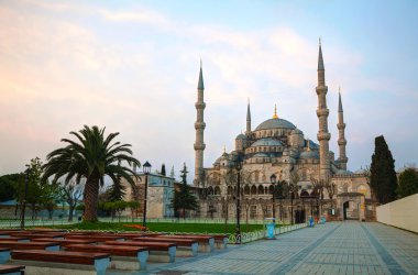 Istanbul'da Sultan Ahmed Camii (Sultanahmet Camii)