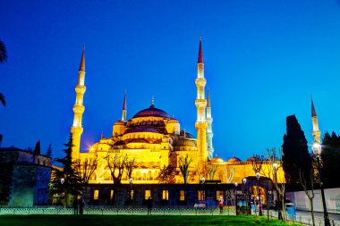 Istanbul'da Sultan Ahmed Camii (Sultanahmet Camii)