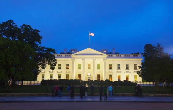 El edificio de la Casa Blanca en Washington, DC — Foto de Stock