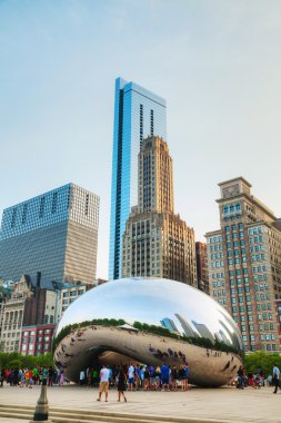 Cloud gate heykel millenium Park