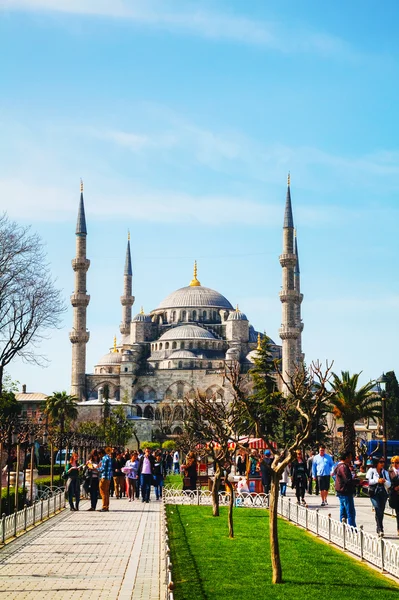 Sultan ahmed Moschee (blaue Moschee) in Istanbul — Stockfoto