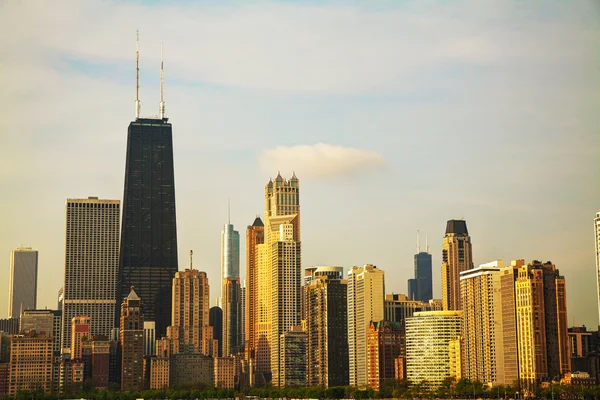 Chicago şehir merkezi cityscape — Stok fotoğraf