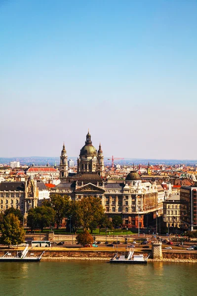 Översikt över budapest — Stockfoto