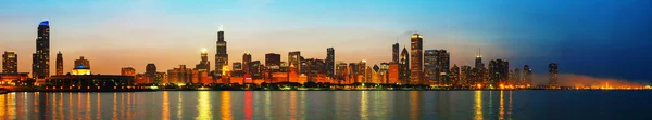 Chicago sentrum av byen Panorama – stockfoto