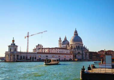 Görünüm basilica di santa Maria della salute Venedik