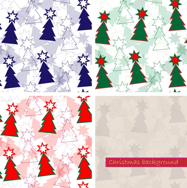 Christmas seamless background pattern — Stock Vector