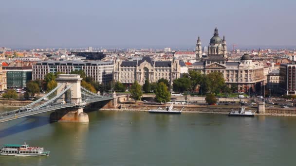 Budapeşte'den bakış — Stok video