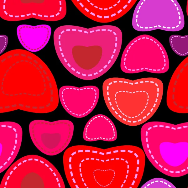 Saint-Valentin motif de fond sans couture — Image vectorielle