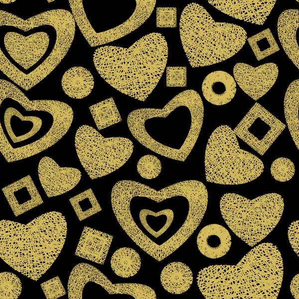 Valentine day seamless background pattern — Stock Photo, Image