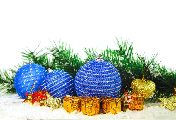 Decoratieve kerstballen — Stockfoto