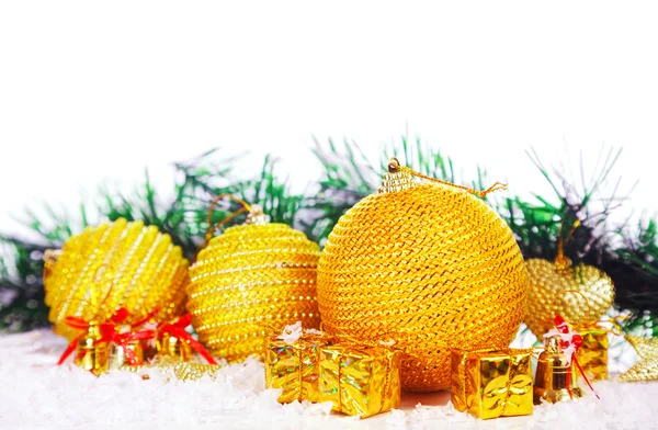 Decoratieve kerstballen — Stockfoto