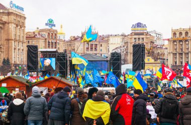 Kiev, Ukrayna devlet karşıtı protesto