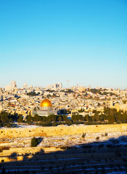 Panoramica della Città Vecchia a Gerusalemme, Israele — Foto Stock