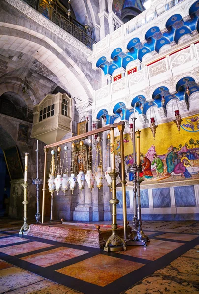 Innenraum der Kirche des heiligen Grabes — Stockfoto