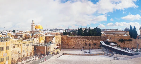 Το Δυτικό Τείχος στην Ιερουσαλήμ, Ισραήλ — Φωτογραφία Αρχείου