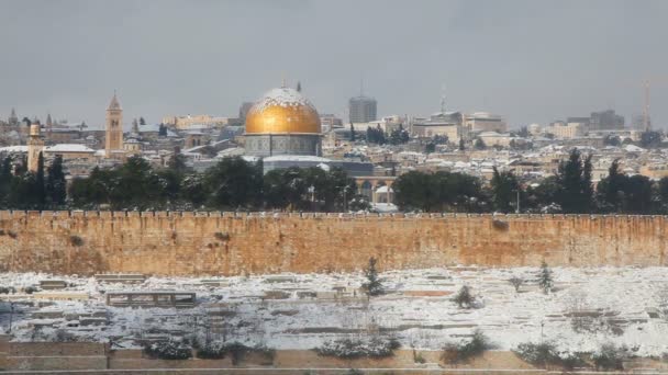 Cidade velha em Jerusalém — Vídeo de Stock