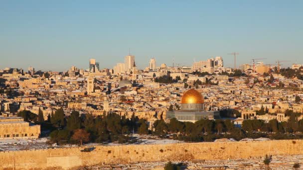 Old City in Jerusalem — Stock Video