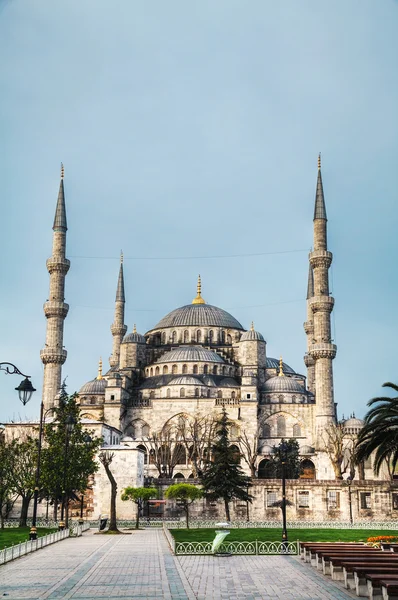 Sultan Ahmed Moskee (blauwe moskee) in Istanboel — Stockfoto