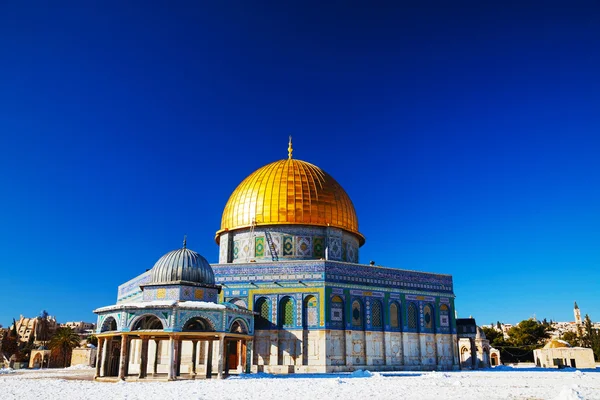 圆顶岩石清真寺在耶路撒冷 — 图库照片