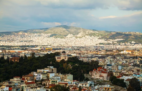 Veduta panoramica di Atene, Grecia — Foto Stock