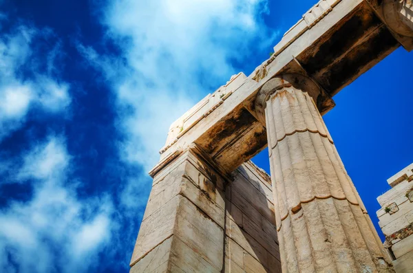 Parthenon an der Akropolis in Athen, Griechenland — Stockfoto