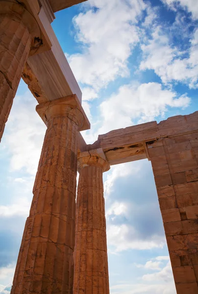 Parthenon op de acropolis in Athene, Griekenland — Stockfoto