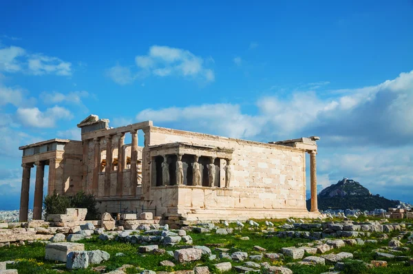 Die vorhalle der karyatiden in athens — Stockfoto