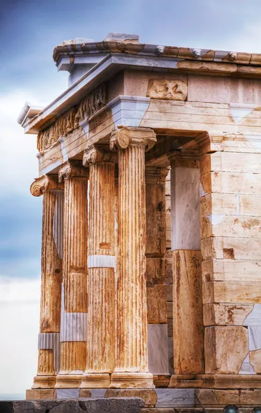 Temple of Athena Nike close up at Acropolis — Stock Photo, Image