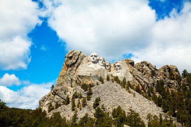 Güney Dakota 'daki Rushmore Dağı anıtı