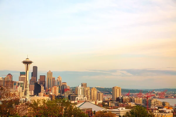 El centro de Seattle visto desde el parque Kerry —  Fotos de Stock