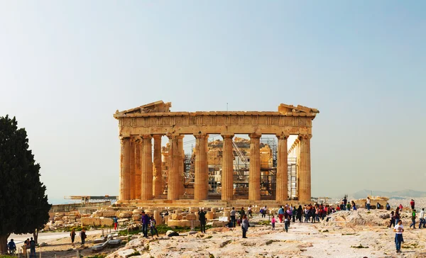 Partenón en la Acrópolis de Atenas, Grecia —  Fotos de Stock