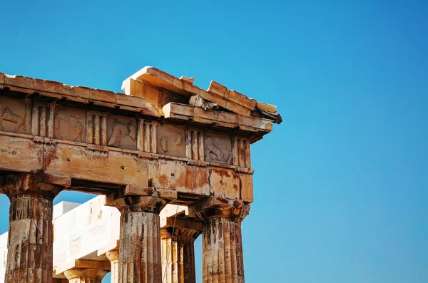 Parthenon op de acropolis in Athene, Griekenland — Stockfoto