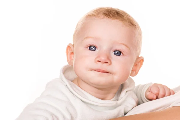 Porträt eines süßen, überraschten Babys — Stockfoto