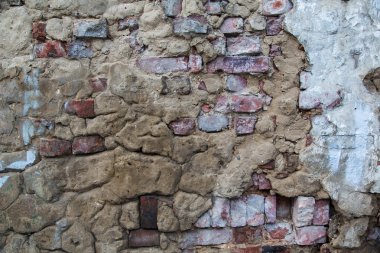 Eski tuğla duvar